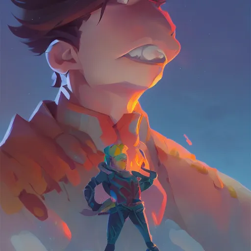 Image similar to hero world nintendo, behance hd by jesper ejsing, by rhads, makoto shinkai and lois van baarle, ilya kuvshinov, rossdraws global illumination