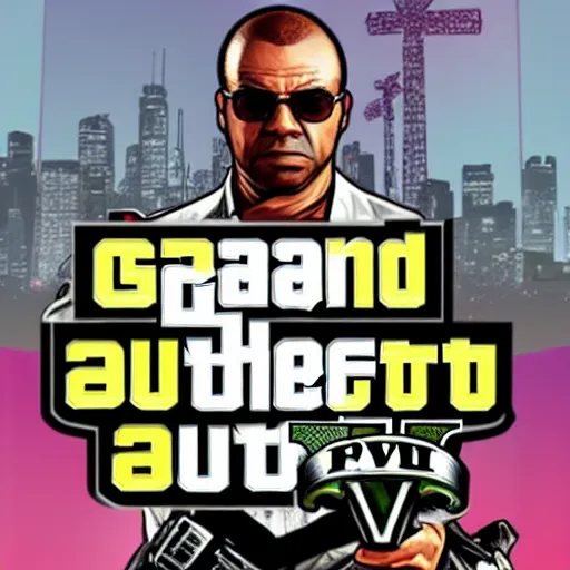 Prompt: grand theft auto vi logo