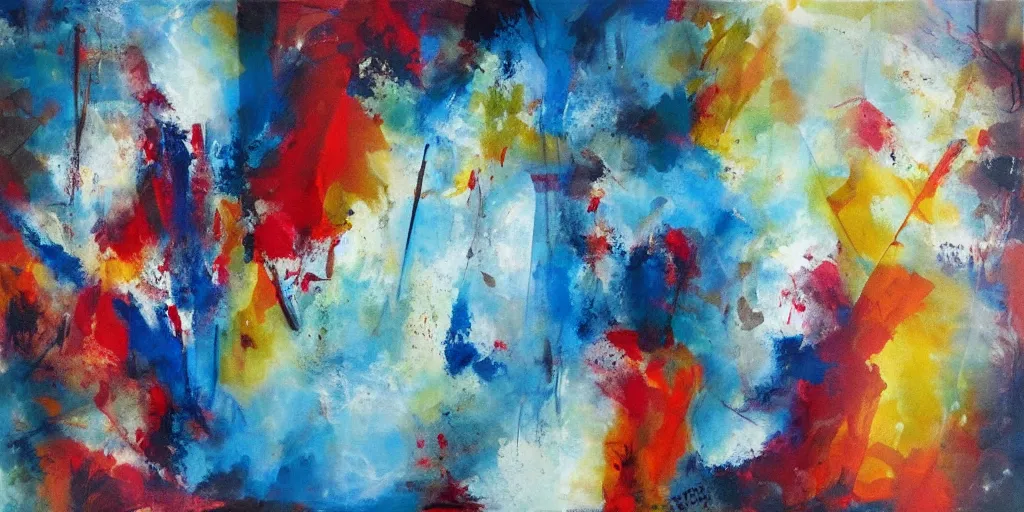 Prompt: a beautiful abstract painted by catrin arno