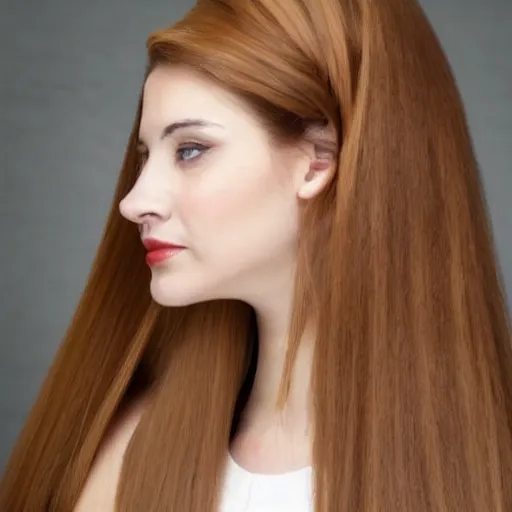Image similar to ragazza con capelli ramati