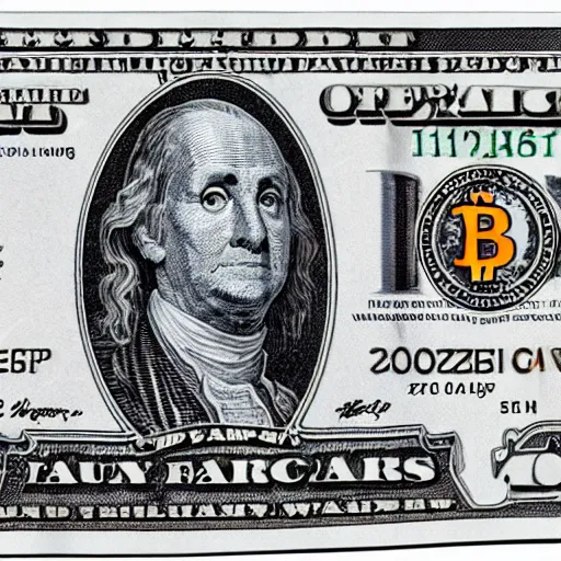 Prompt: bitcoin fights fiat money