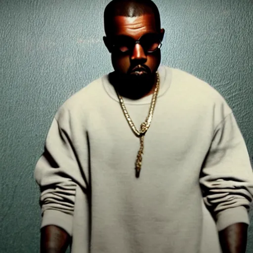 Prompt: a cinematic film still of Kanye West starring in Everybody Hates Chris