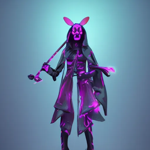 Prompt: candypunk grim reaper character design, high quality digital art, render, octane, redshift, volumetric lighting, oled