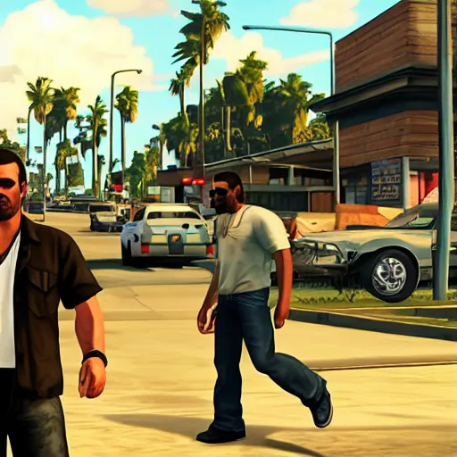 Image similar to grand theft auto san andres the movie with real actors, movie poster, cinematic, photographed people