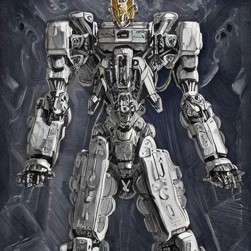 Image similar to mecha, highly detailed, detailed ink illustration, raiden metal gear, cinematic smooth stone, deep aesthetic, concept art, post process, 4k, carved marble texture and silk cloth, latex skin, highly ornate intricate details, in the style of frank miller, art deco, dark enlightenment, alchemy