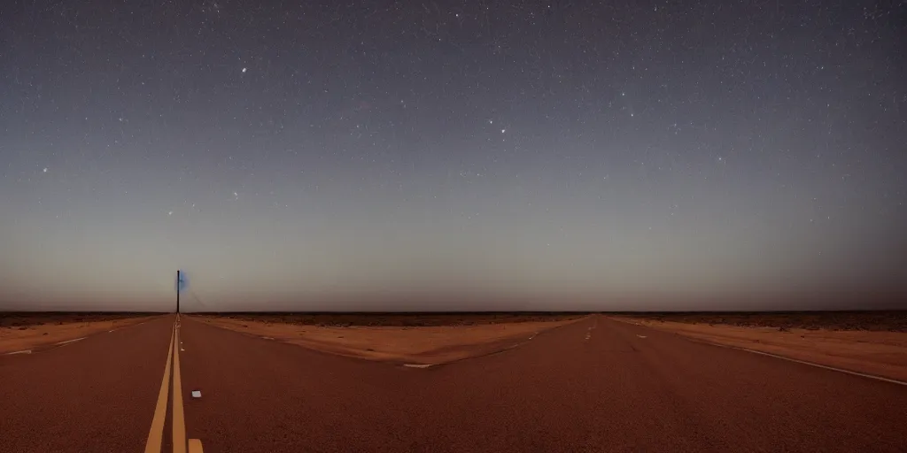 Prompt: on a dark desert highway,, highly detailed, sharp, cinematic, 8 k,