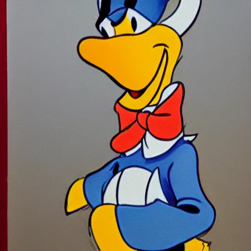 Image similar to donald duck in the backrooms