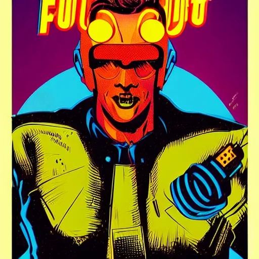 Image similar to retro futurist illustration art by butcher billy