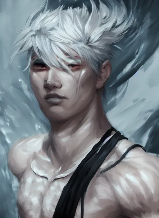 ArtStation - 200+ White Hair Male Anime/ Illustration Style