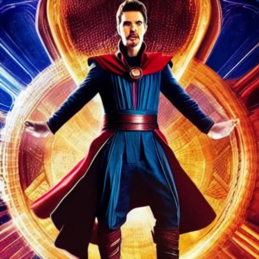 Prompt: film still of Tom Cruise as Doctor Strange in the Multiverse of Madness