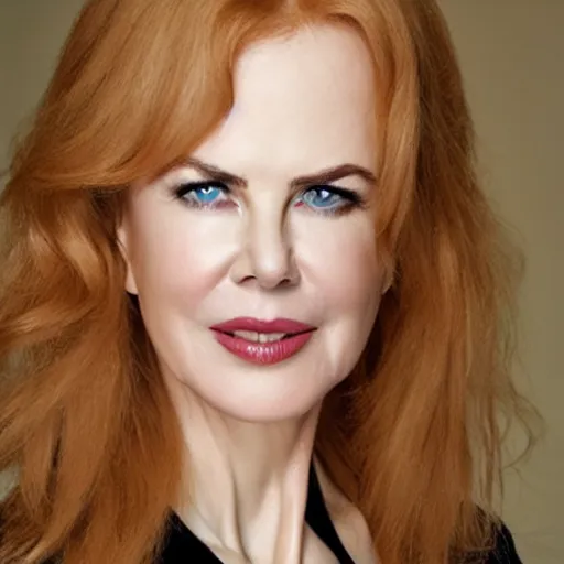 Image similar to face of Greek Nicole Kidman