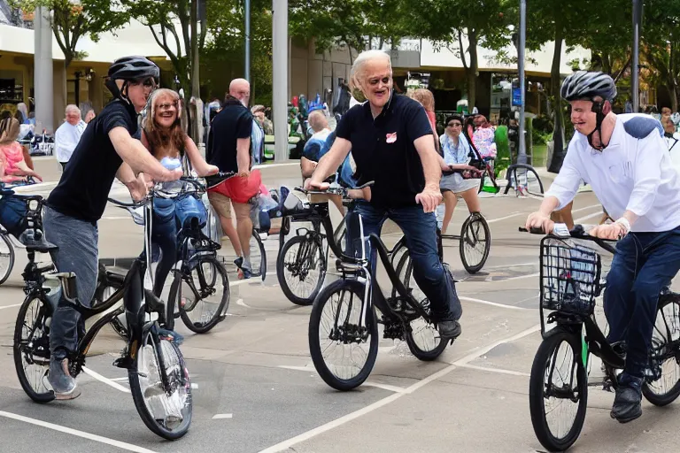 Image similar to coin operated biden bike ride experience at the mall