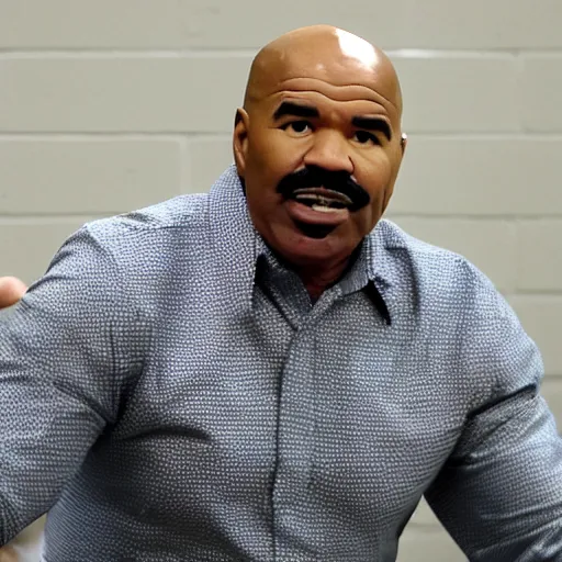 Image similar to Steve harvey in jail