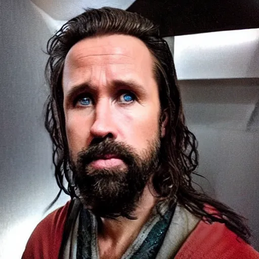 Prompt: “Rob McElhenney cosplaying as Aragorn from Lord of the Rings”