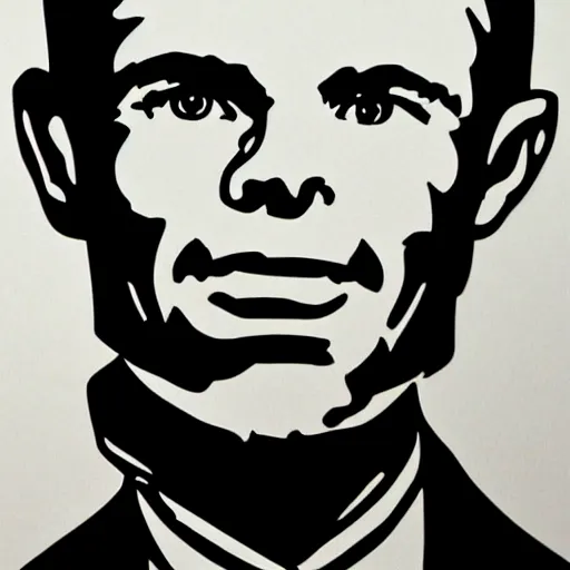 Image similar to individual die cut sticker alan turing silk screen butcher billy style