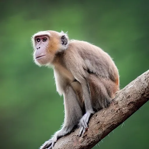 Image similar to a monkey bird, animal photography, uhd, 8k