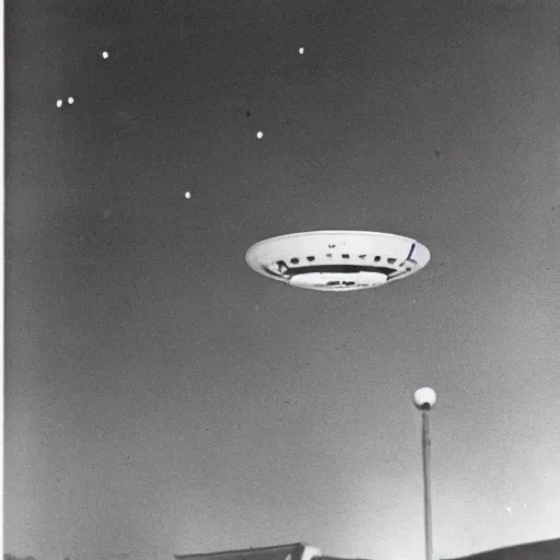 Image similar to a picture of an ufo above navy in the war, black and white, 1 9 4 0's