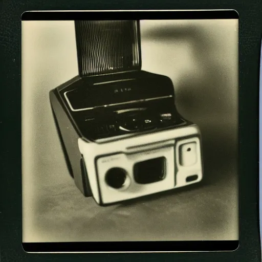 Image similar to a polaroid sx 7 0 photography of an isometric view of an ethnographic object on display, poetical, dream, unconscious, alternative world