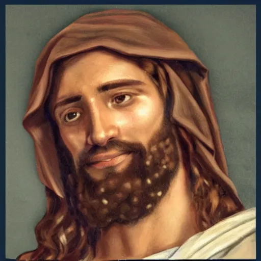 Prompt: jesus as a twitch streamer