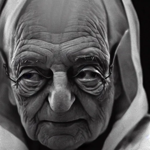 Prompt: George Soros as emperor palpatine, 4k, high detail, high-resolution photograph