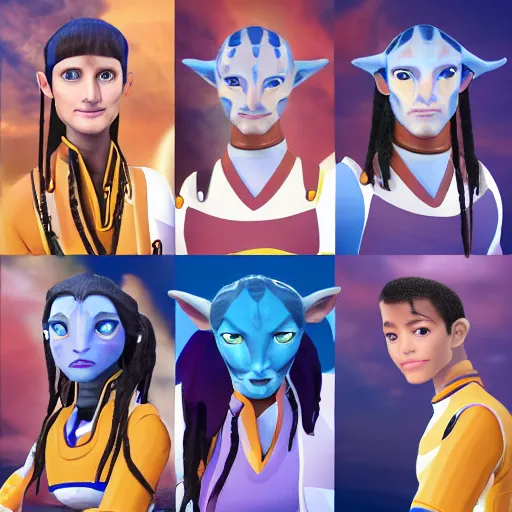Prompt: avatar inspired by nasa