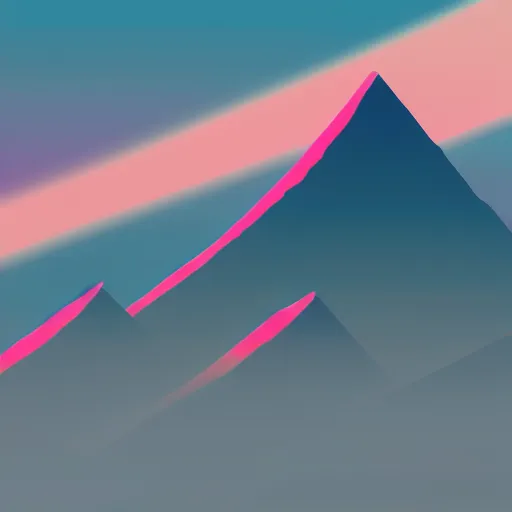 Image similar to aesthetic synthwave mountain between the clouds, moon background, sharp focus, sharp focus, high details, 8 k