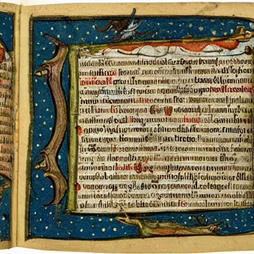 Prompt: The hollow hill of the gods, illustrated in medieval manuscript. Confidential.