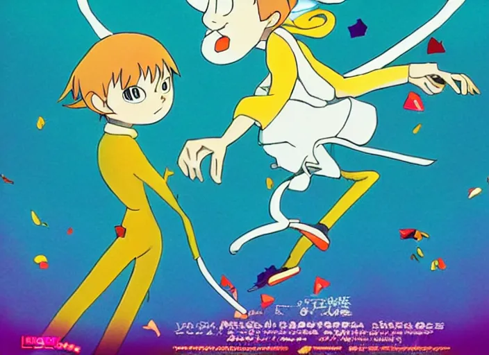 Image similar to key visual from masaaki yuasa's kaiba