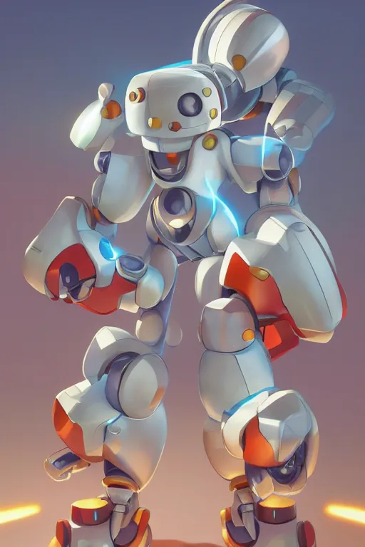 Image similar to metabots medabots medarotto medarot robot minimalist comics, behance hd by jesper ejsing, by rhads, makoto shinkai and lois van baarle, ilya kuvshinov, rossdraws global illumination ray tracing hdr radiating a glowing aura