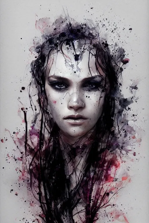 Image similar to valkyrie warrior woman portrait art by agnes cecile, beautiful, soft, smooth