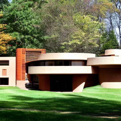 Image similar to house designed by frank lloyd wright