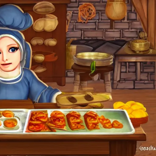 Image similar to mediaeval cooking mama