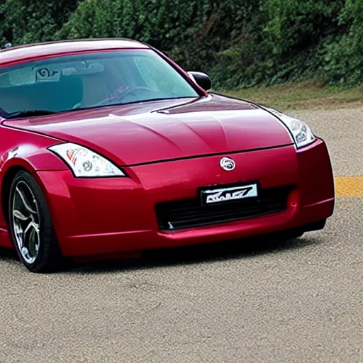 Prompt: Rachel Nissan 350Z