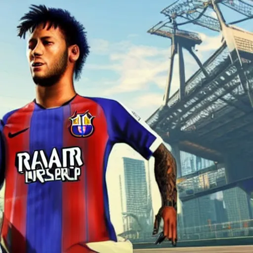 Image similar to neymar in gta v