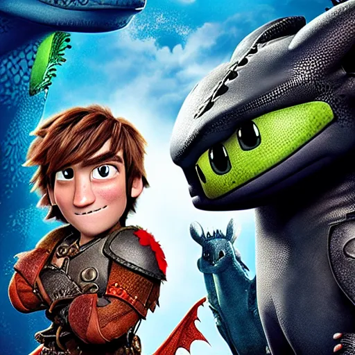 Image similar to how to train your dragon