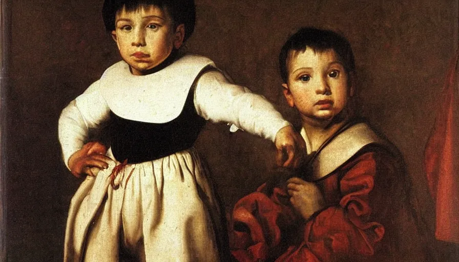 Image similar to portrait of innocent x by diego velazquez, detailed, stunning