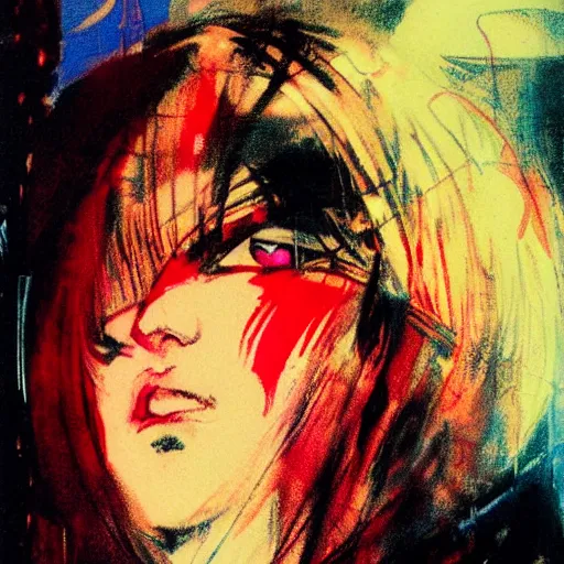 Image similar to citizen portrait soft light painted by bill sienkiewicz and bob peak, inspired by akira anime, smooth face feature, intricate oil painting, high detail illustration, sharp high detail, manga and anime 1 9 9 9