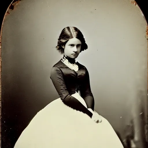 Image similar to clear photography of a beautiful and teenaged princess, circa 1 8 6 3