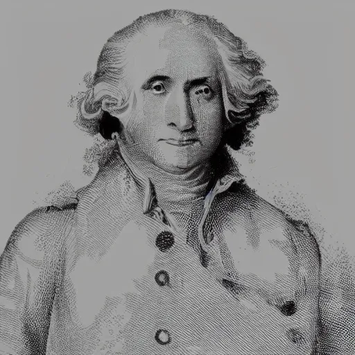 Prompt: george washington as a blender texture