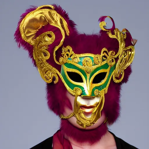 Prompt: venetian mask