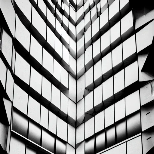 Prompt: abstract brutalism
