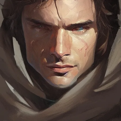 Image similar to portrait of a man by Greg Rutkowski, Anakin Solo from the Star Wars Expanded Universe, highly detailed portrait, digital painting, artstation, concept art, smooth, sharp foccus ilustration, Artstation HQ