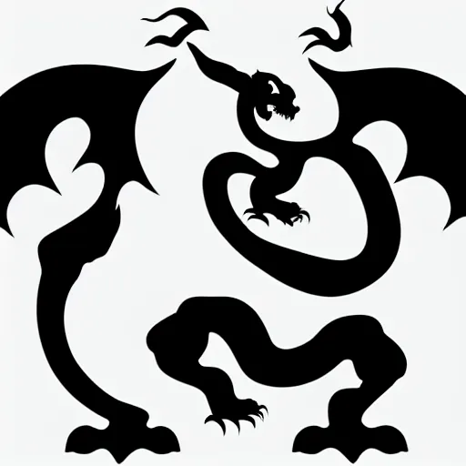 Image similar to vector art of welsh dragon and cute panda mixed, intercrossed, chimera, welsh flag, adobe illustrator