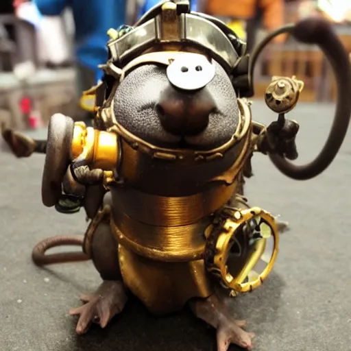 Image similar to a rat with steampunk googles, from Starcraft