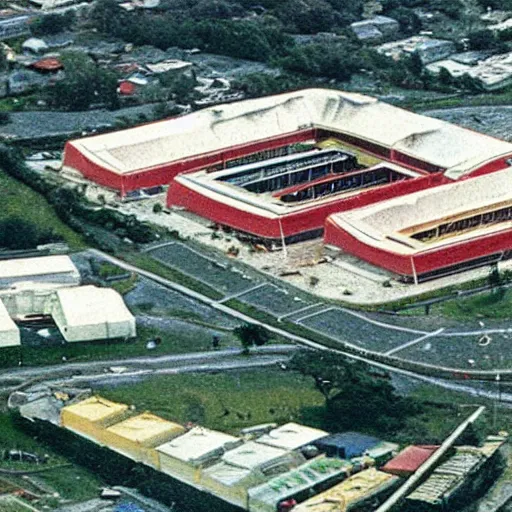 Image similar to a promo photo of the 1 9 8 0 s nambour theme park called the giant potato