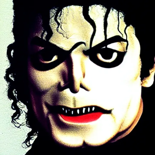 Image similar to demon michael jackson