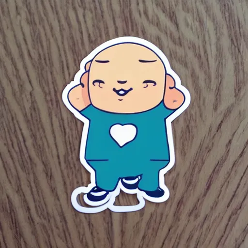 Image similar to cute sticker of baba is you videogame