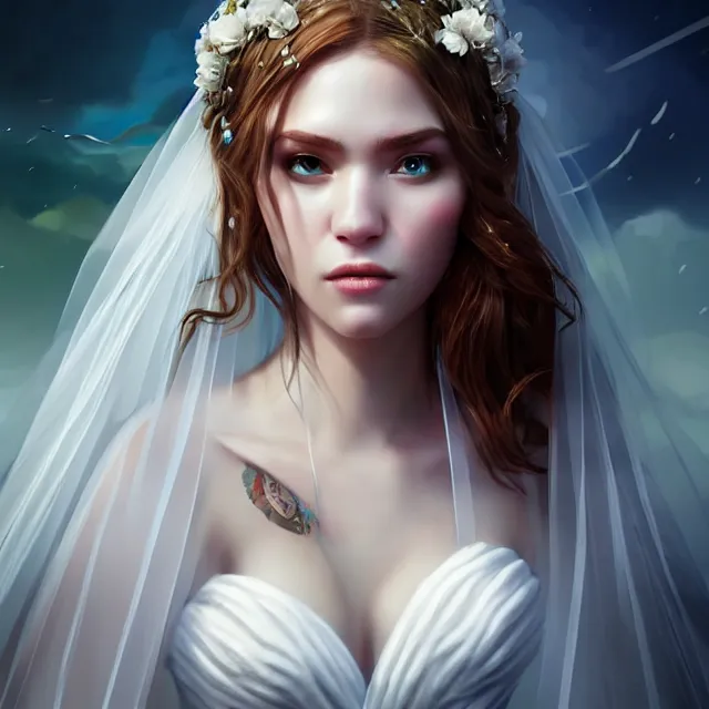 Prompt: epic professional digital art of 👰 🐳 ⬛️ 🔜, best on artstation, breathtaking, epic, stunning, gorgeous, much detail, much wow, cgsociety, wlop, pixiv, behance, deviantart, masterpiece, UHD, 8K