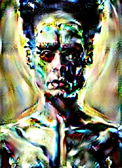 Image similar to portrait of beautiful gentle futuristic bride of frankenstein from the movie bride of frankenstein, kintsugi, modern fine art, fractal, intricate, elegant, highly detailed, digital photography, subsurface scattering, by jheronimus bosch and greg rutkowski, still from the movie ex machina, smooth healthy skin, high key lighting