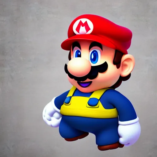 professional portrait photography of nintendo mario in | Stable ...